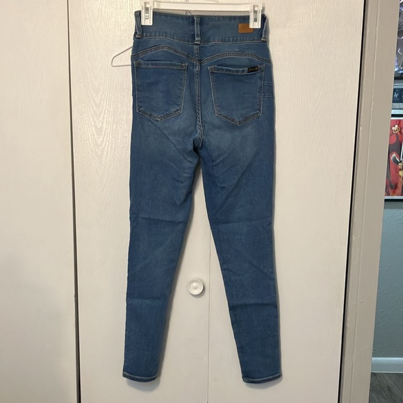 Blue high rise jeggings - Picture 2 of 2